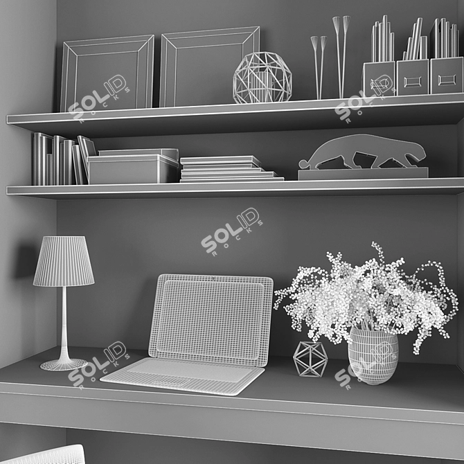 Workplace Essentials 124 3D model image 4