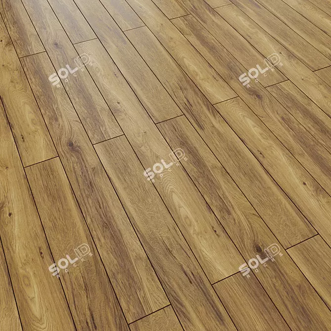 Modern Parquet Styles: Linear, Chevron, Herringbone 3D model image 1