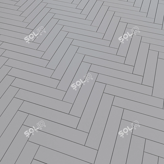 Modern Parquet Styles: Linear, Chevron, Herringbone 3D model image 6