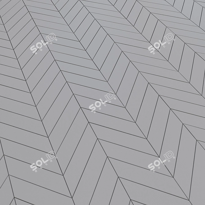 Parquet No. 5: Linear, Chevron, Herringbone 3D model image 5