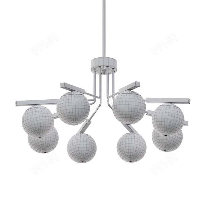 Minimalist Modern Design Lamp 3D model image 2