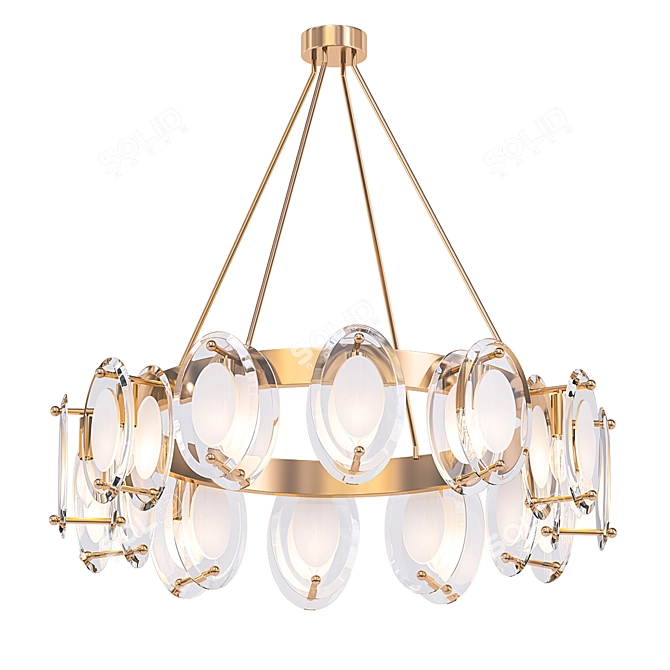 Sublime Eichholtz Chandelier: Timeless Elegance 3D model image 1