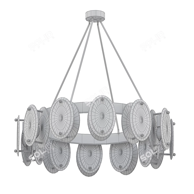 Sublime Eichholtz Chandelier: Timeless Elegance 3D model image 2
