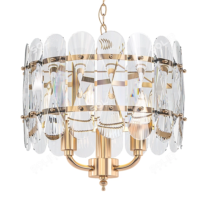 Elegant Catarina Chandelier 33 3D model image 1