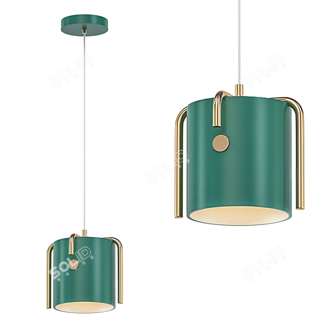 Nordic Simplicity Pendant 3D model image 1