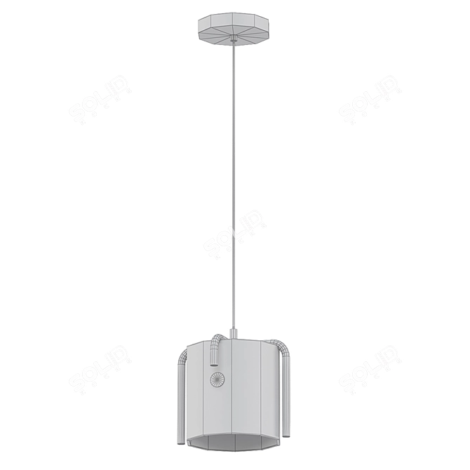 Nordic Simplicity Pendant 3D model image 2