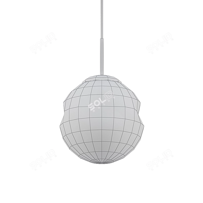 Radiant Globe Pendant Light 3D model image 2