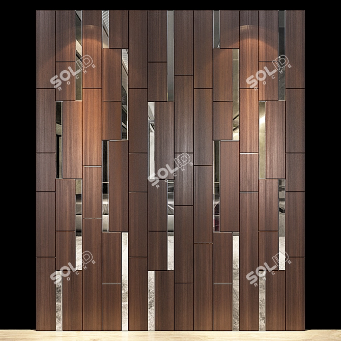 Stylish Wall Panel 29: Elevate Your Space! 3D model image 4