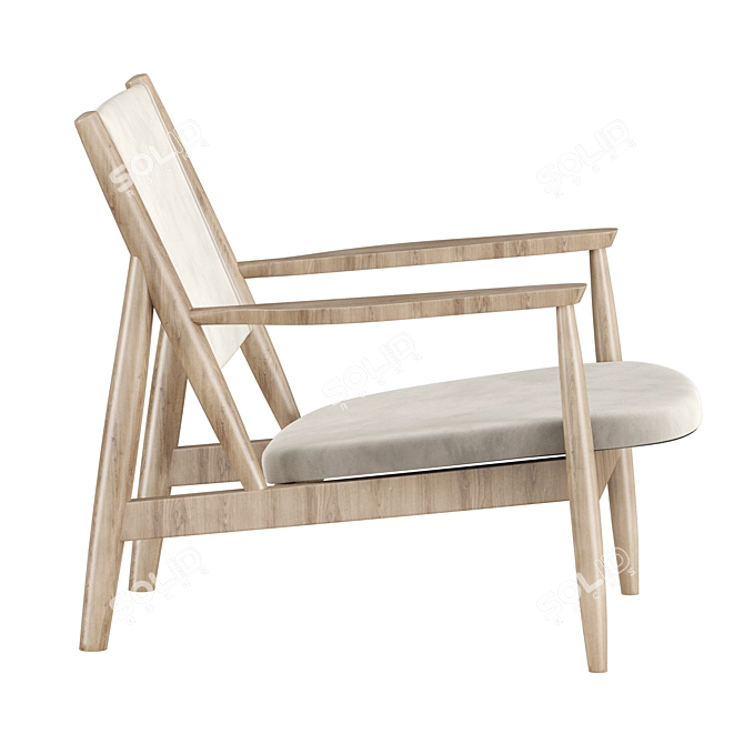 Summit Lounge Chair: Sleek Modern Design 3D model image 3