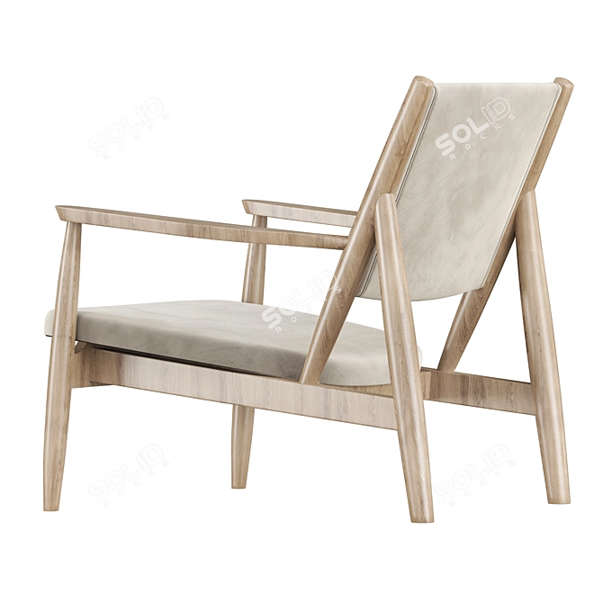 Summit Lounge Chair: Sleek Modern Design 3D model image 5