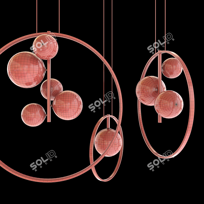 Minimalist Pendant Light Collection 3D model image 5