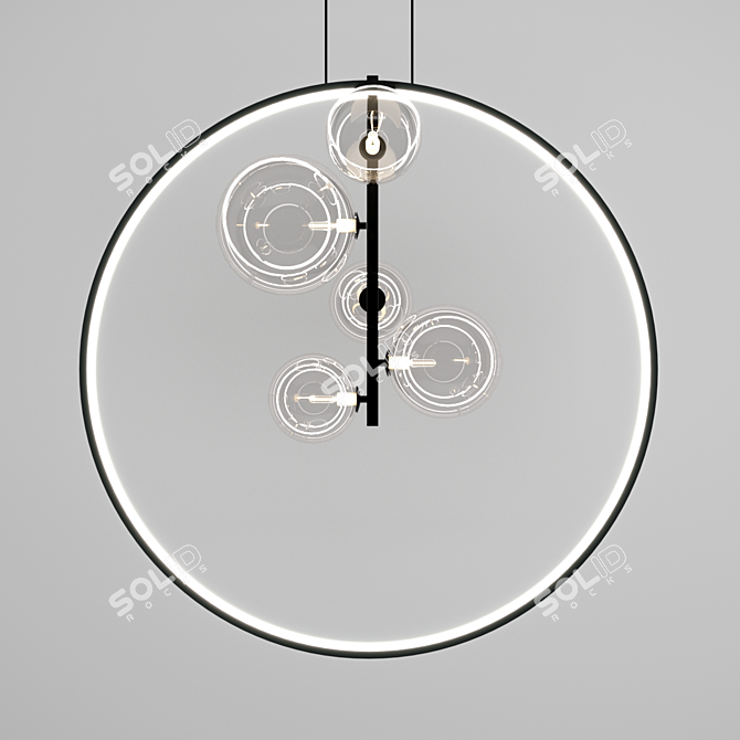 Minimalist Pendant Light Collection 3D model image 7