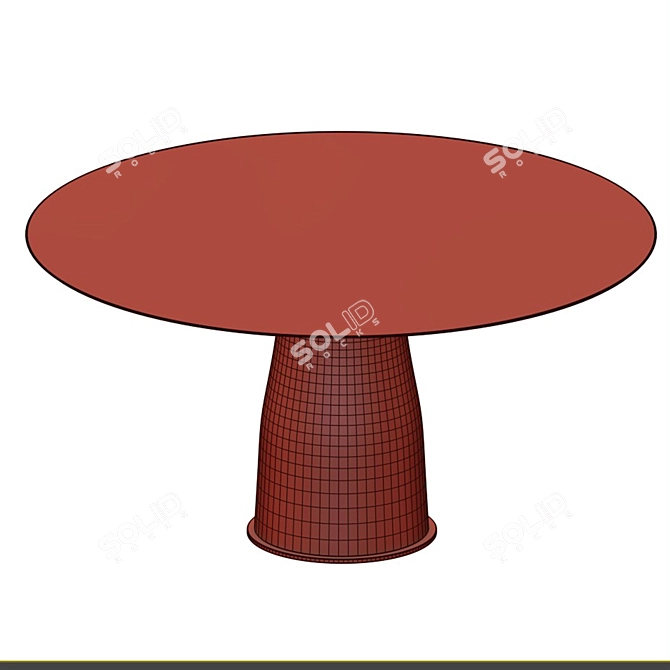 Elegant Camden Dining Table by Kelly Wearstler 3D model image 3