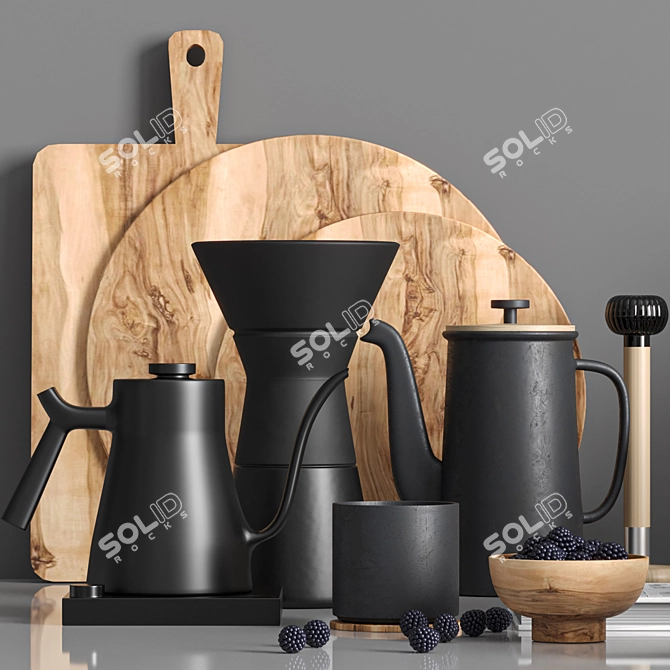 Kitchen Essentials Set 2018 3D model image 6