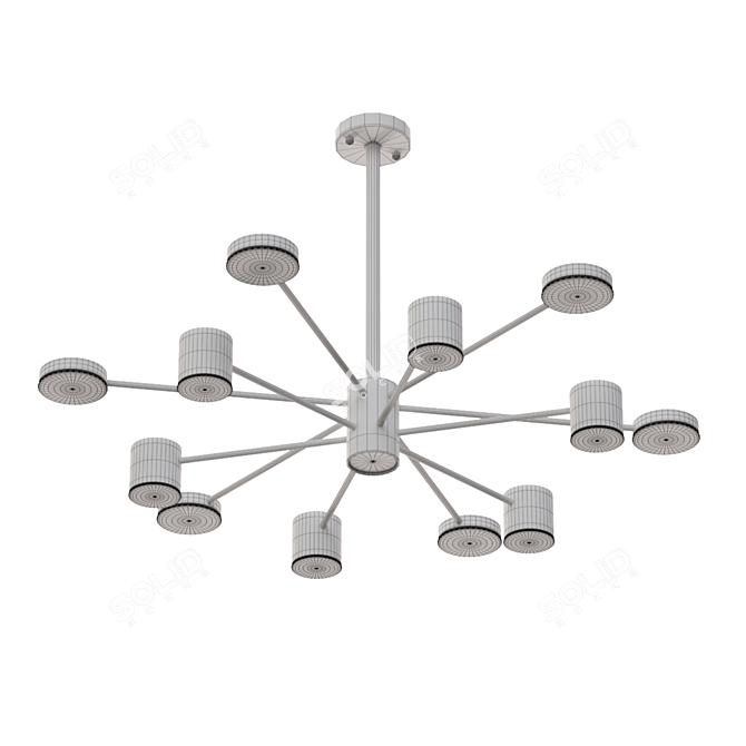 Elegant Illumination: MERILL Pendant Light 3D model image 2