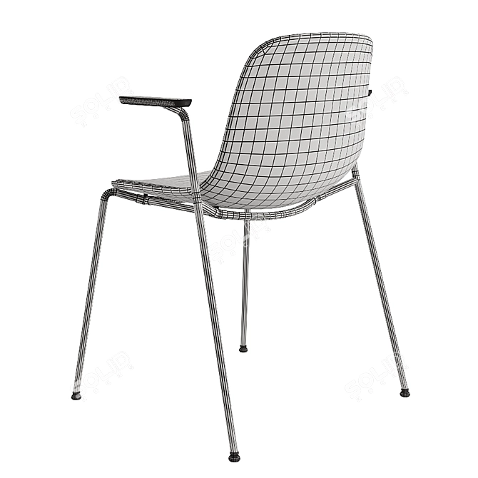 Elegant Seela S316 Chair by Lapalma 3D model image 4