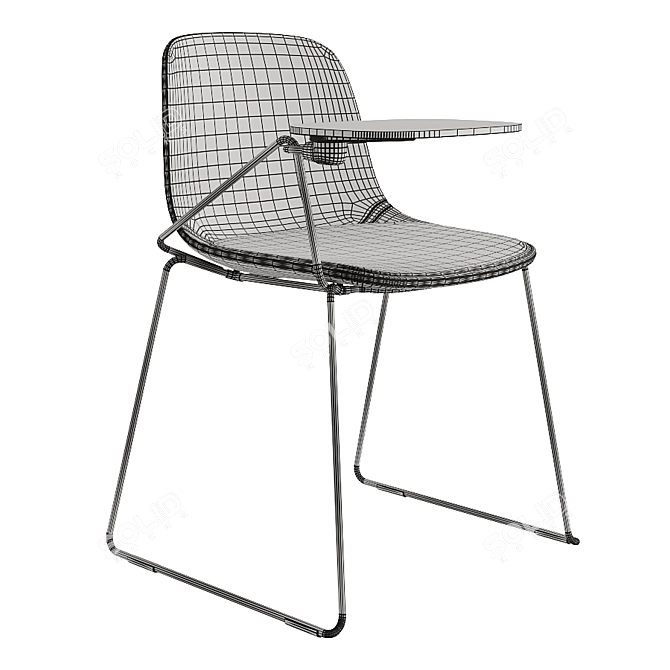 Elegant Seela S315 Chair: Perfect Blend of Style and Comfort! 3D model image 4