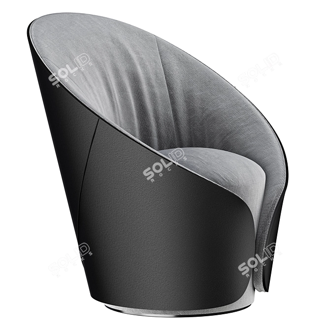 Comfort Elegance: MAMA Armchair 3D model image 4