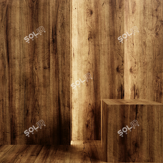 Wood 2: 3ds Max 2015 / Vray & Corona, FBX, High-Res Textures, T8K 3D model image 1