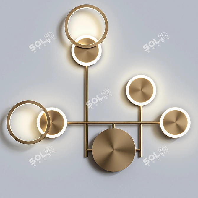 Zingy Modern Lamp: Elegant Illumination 3D model image 1