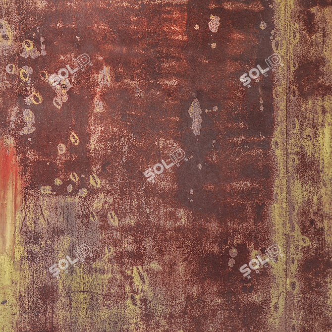 Rustic Metal Texture 3D model image 3