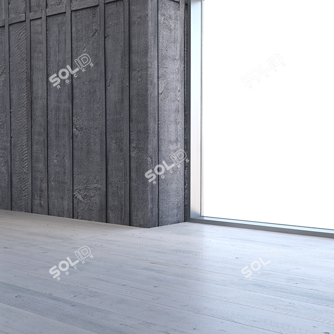 Seamless Wood Texture Set 3D model image 4