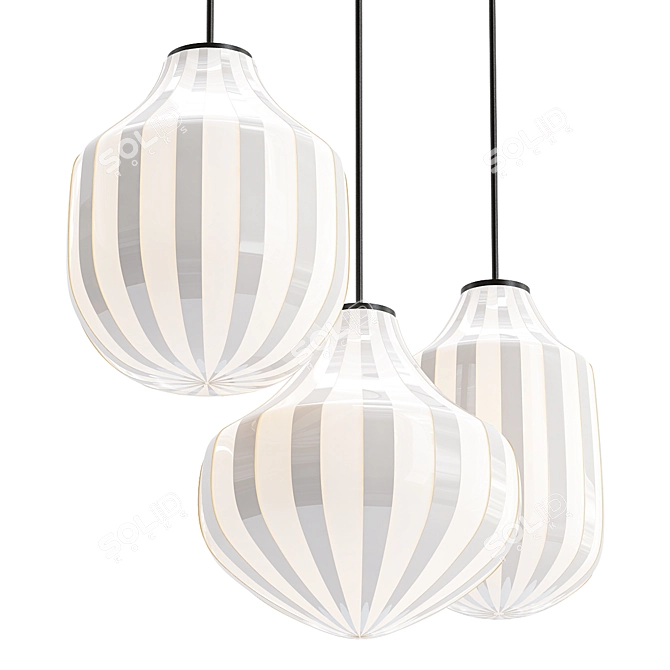 Dynamic Dream Circus Pendant Light 3D model image 1