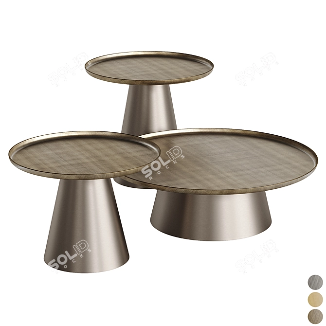 Cattelan Amerigo 360 Coffee Table 3D model image 7