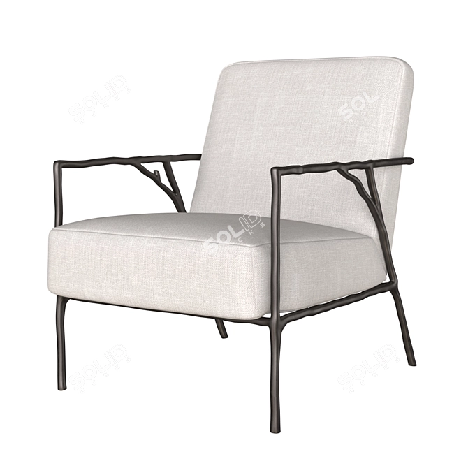 Elegant Antico Chair: Stylish Design & Superior Comfort 3D model image 2