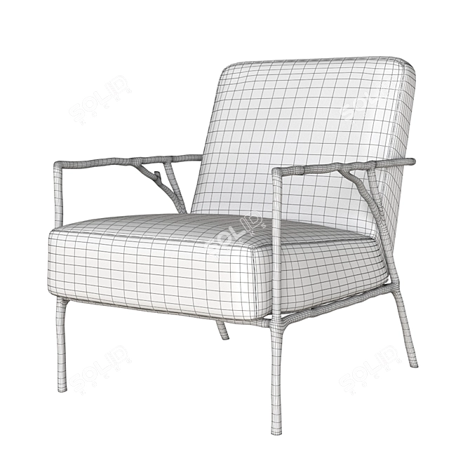 Elegant Antico Chair: Stylish Design & Superior Comfort 3D model image 3