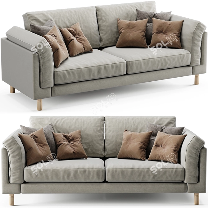 Boconcept Modern Sofa: Stylish and Comfortable 3D model image 1