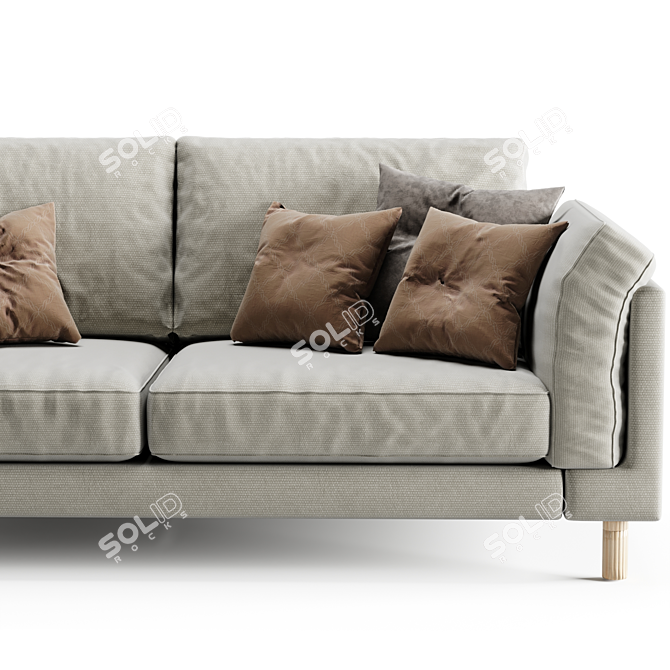 Boconcept Modern Sofa: Stylish and Comfortable 3D model image 2