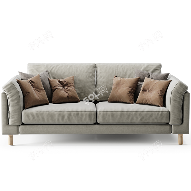 Boconcept Modern Sofa: Stylish and Comfortable 3D model image 4