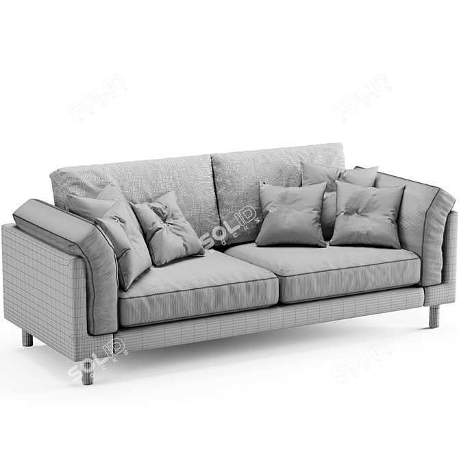 Boconcept Modern Sofa: Stylish and Comfortable 3D model image 6