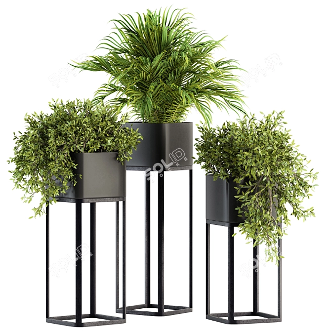 211 Indoor Plant Box Stand 3D model image 1