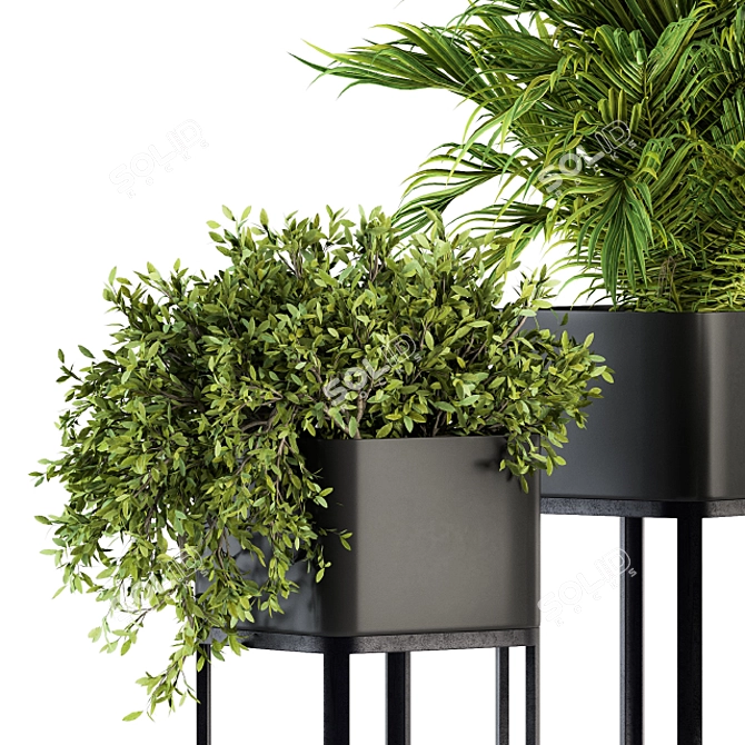 211 Indoor Plant Box Stand 3D model image 4