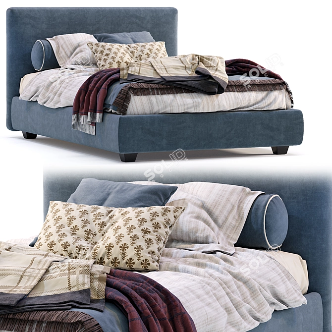 Ultimate Comfort Bed Max by Twils 3D model image 1