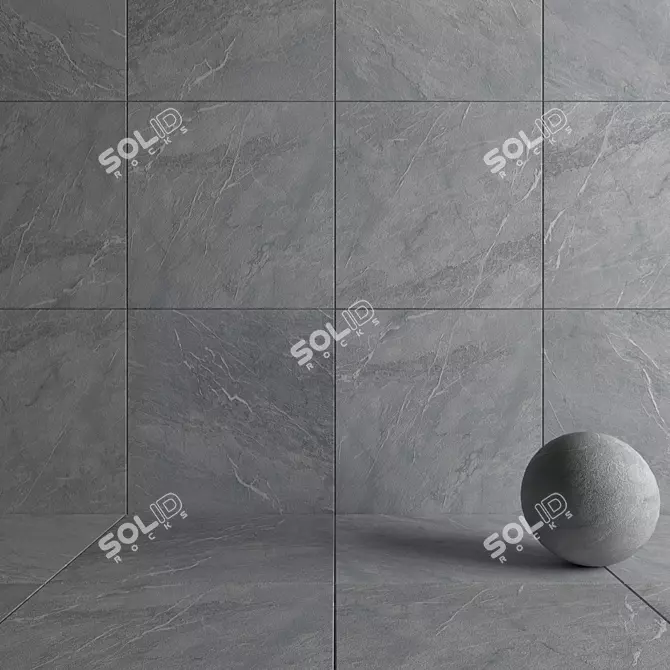 Savoy Graphite 120x120 Wall & Floor Tiles 3D model image 4