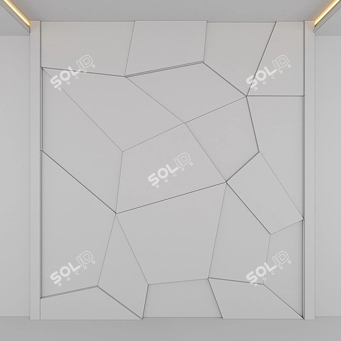 3D Decorative Panels: Modern, Versatile Design 3D model image 4