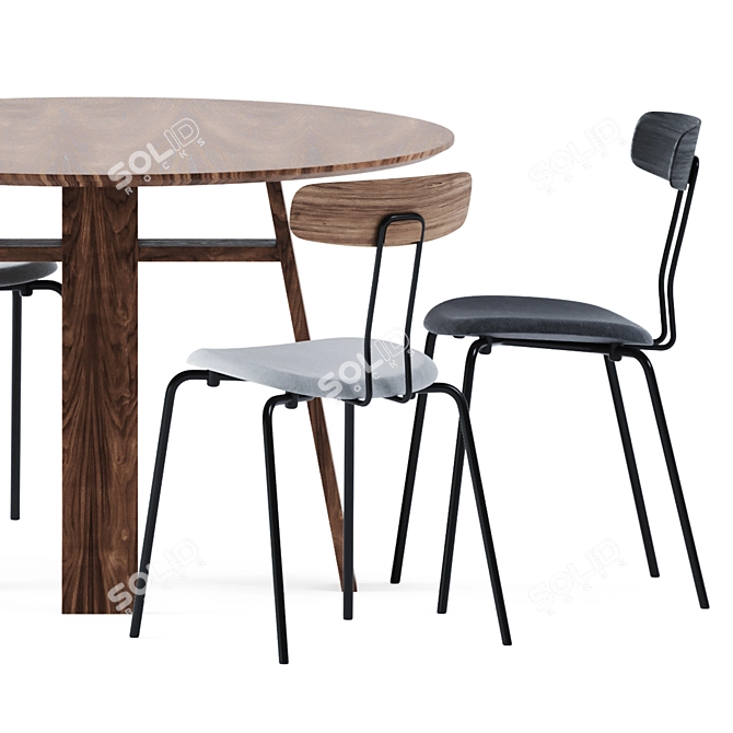 Bondt Dining Table: Zeitraum Excellence 3D model image 3