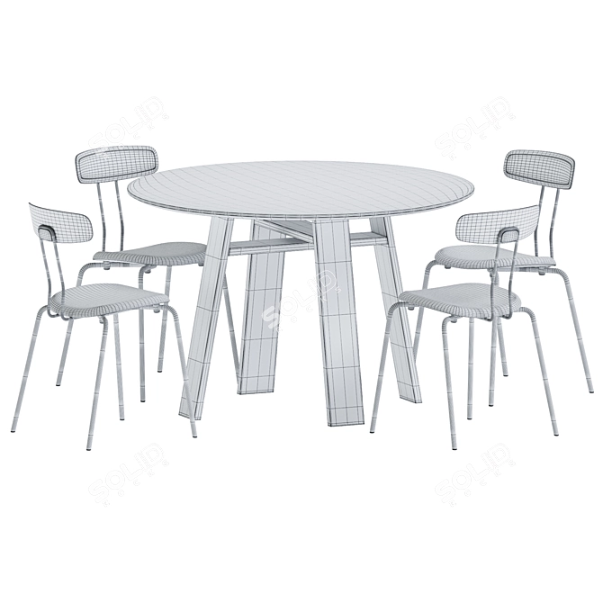 Bondt Dining Table: Zeitraum Excellence 3D model image 5
