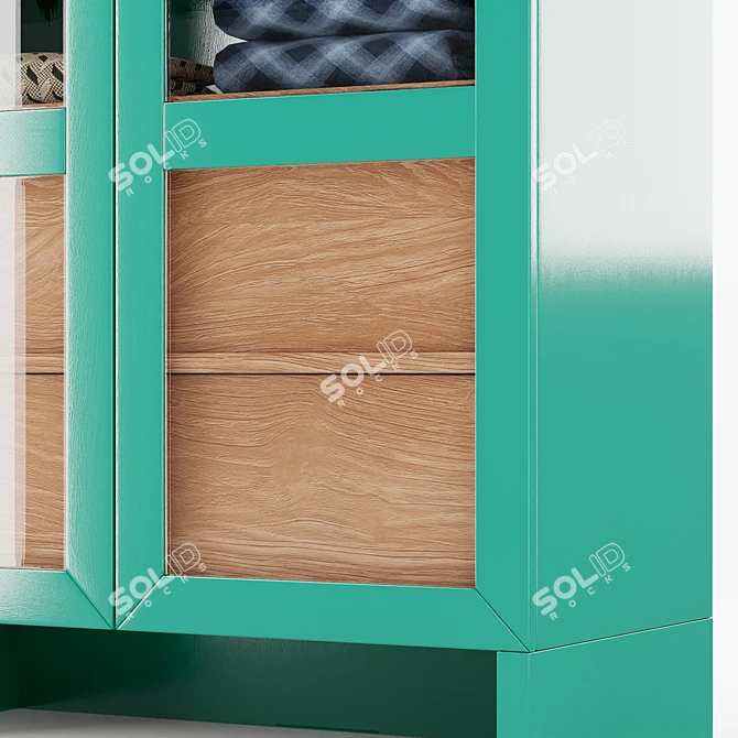 Elegant Mason Storage Cabinet 3D model image 5