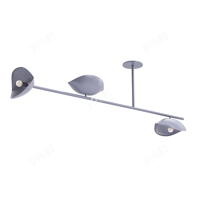 Authentik Pendant Light 3D model image 1