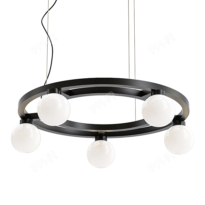 Modern Minimalist Pendant Light 3D model image 1