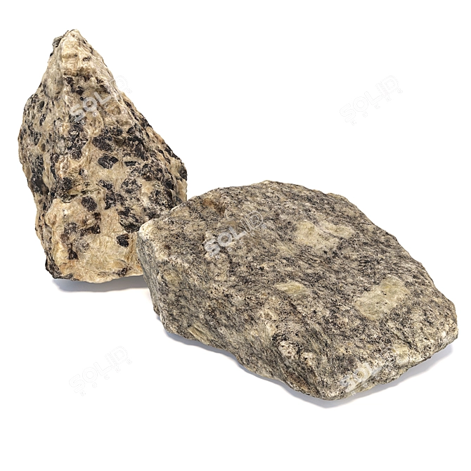 Title: Scanned Stones for Landscaping 3D model image 4