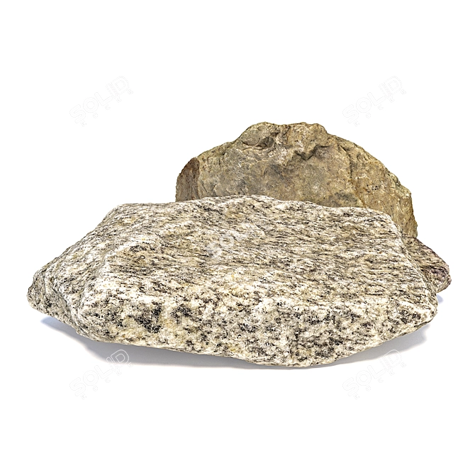 Natural Landscaping Stoneware 3D model image 4