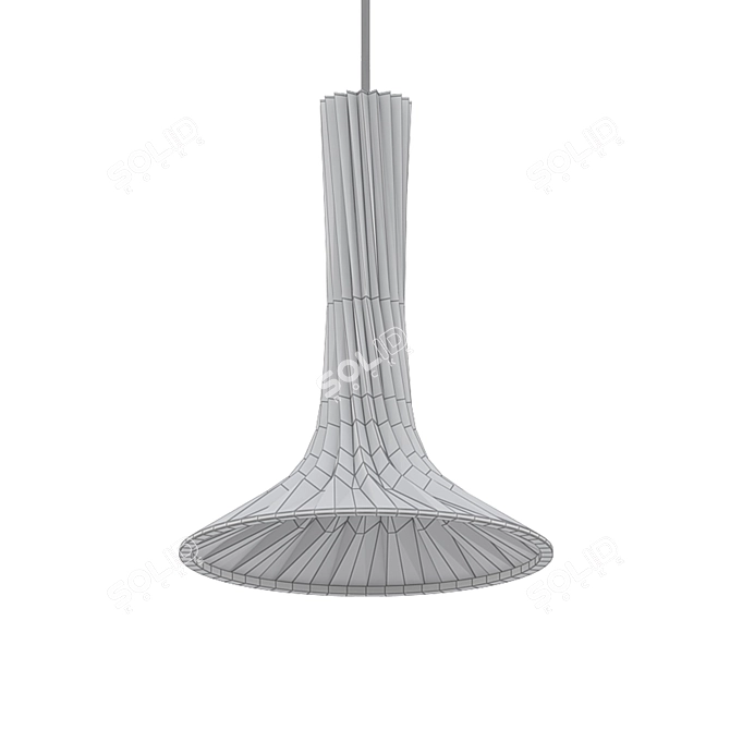 Sonic Aura: Modern Design Lamp 3D model image 2