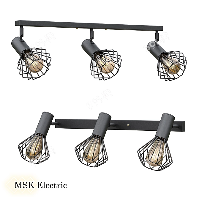 Lamp MSK Electric Diadem NL 22151-3
Elegant Electric Ceiling Lamp 3D model image 1