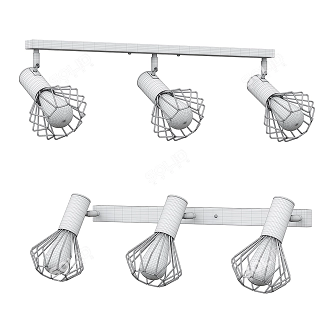 Lamp MSK Electric Diadem NL 22151-3
Elegant Electric Ceiling Lamp 3D model image 2