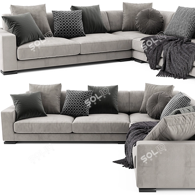 Marac Avana L-Shaped Sofa 3D model image 2